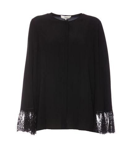 Fluid Blouse Without Collar In Crepe De Chine - Chloé - Modalova