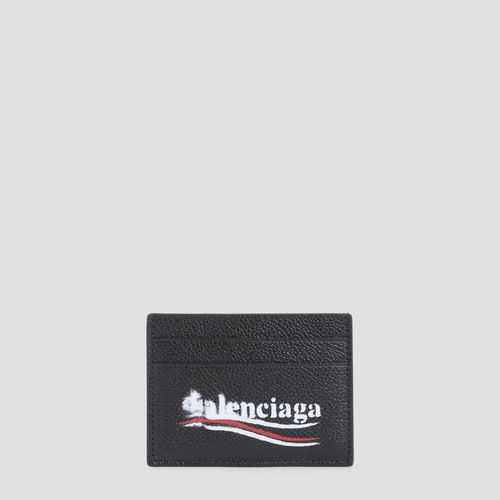 Balenciaga Cash Leather Card Holder - Balenciaga - Modalova