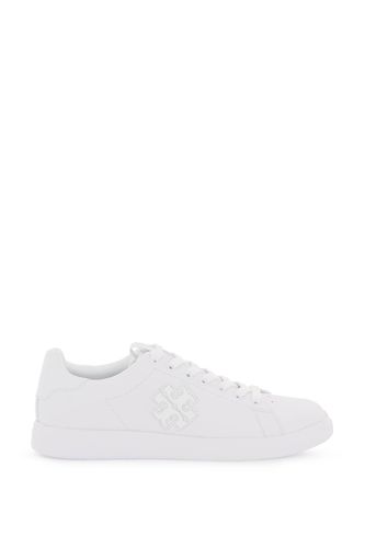 Double T Howell Court Leather Sneakers - Tory Burch - Modalova