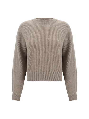 Beige Wool Knitwear - Brunello Cucinelli - Modalova