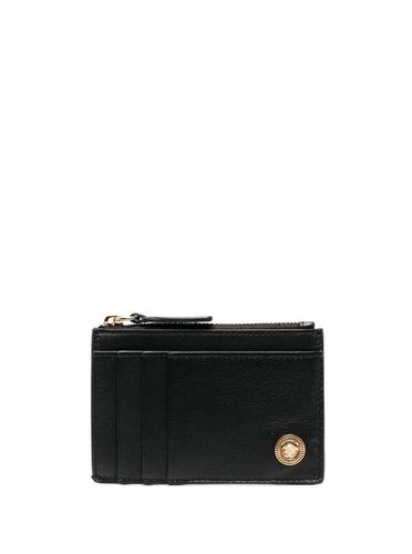 Small Wallet With Medusa Biggie Logo In Leather Woman - Versace - Modalova