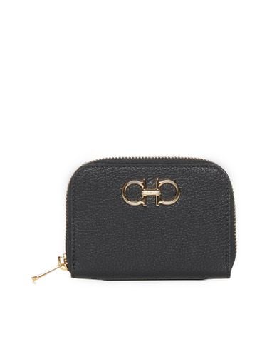 Gancini Leather Coin Purse - Ferragamo - Modalova