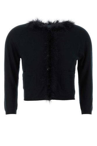 Prada Black Cashmere Cardigan - Prada - Modalova