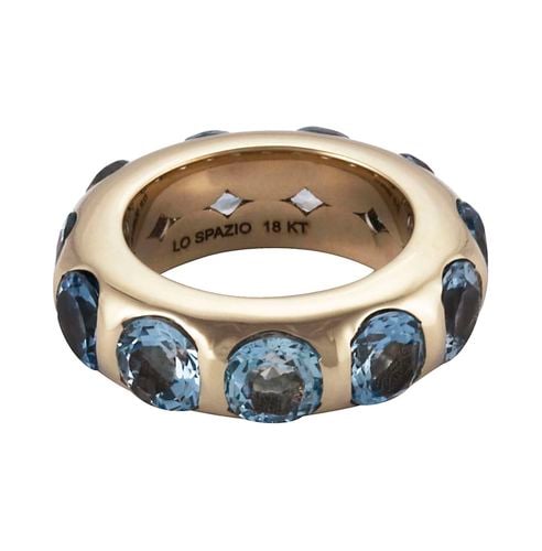 Lo Spazio Aquamarina Ring - Lo Spazio Jewelry - Modalova