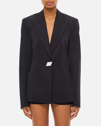 The Attico Wool Gabardine Blazer - The Attico - Modalova