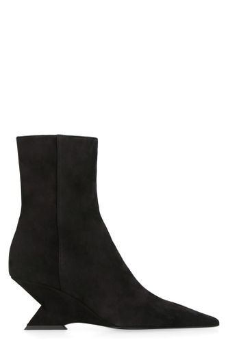 The Attico Cheope Suede Ankle Boots - The Attico - Modalova