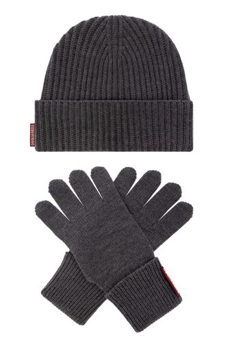 Logo Patch Beanie & Gloves - Dsquared2 - Modalova