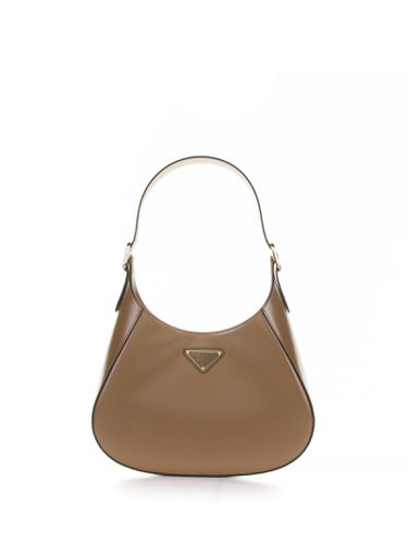 Prada Brown Leather Shoulder Bag - Prada - Modalova