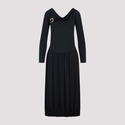 Lanvin Ls Drape Midi Dress - Lanvin - Modalova