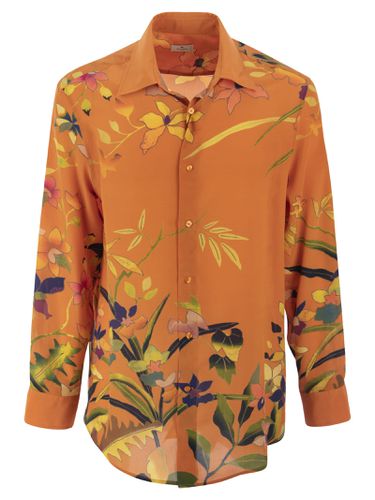 Etro Ramage Floral Silk Shirt - Etro - Modalova