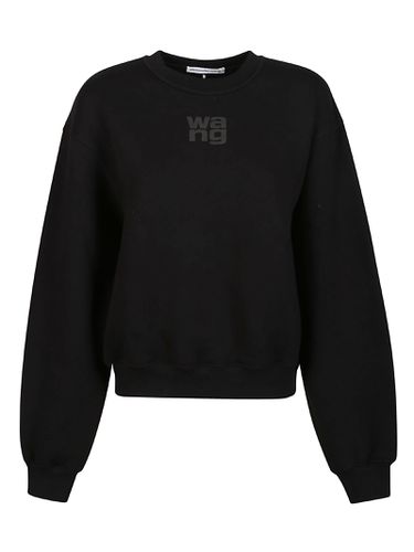 Puff Paint Logo Essentail Terry Sweatshirt - T by Alexander Wang - Modalova