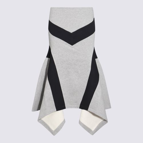 The Attico Grey Cotton Skirt - The Attico - Modalova