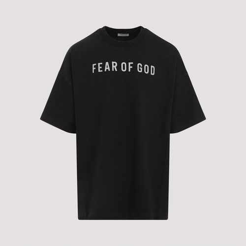 Short Sleeve Logo Grey Print Tee - Fear of God - Modalova