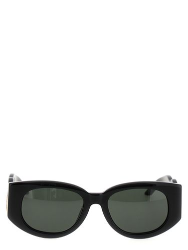 Casablanca Oval Wave Sunglasses - Casablanca - Modalova