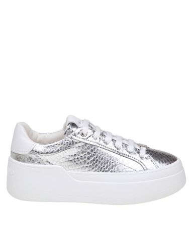 Sneakers Dahlia In Pelle Colore Argento - Ferragamo - Modalova