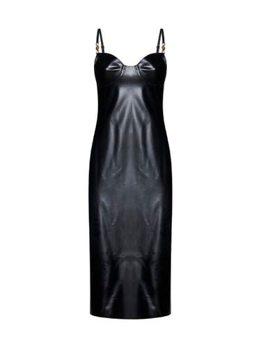 Versace Latex Midi Dress - Versace - Modalova