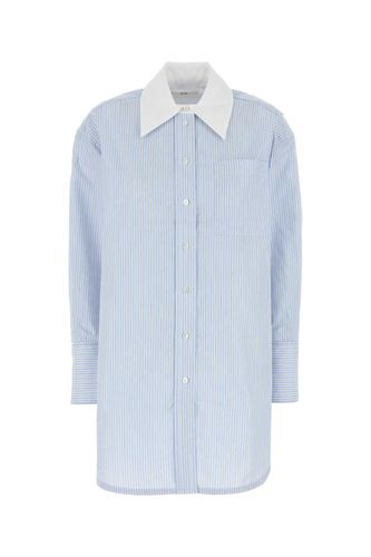 Embroidered Poplin Oversize Shirt - Co - Modalova