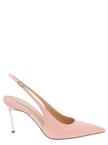 Slingback Pumps With Blade Heel In Patent Leather Woman - Casadei - Modalova
