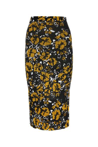 Lanvin Printed Silk Blend Skirt - Lanvin - Modalova