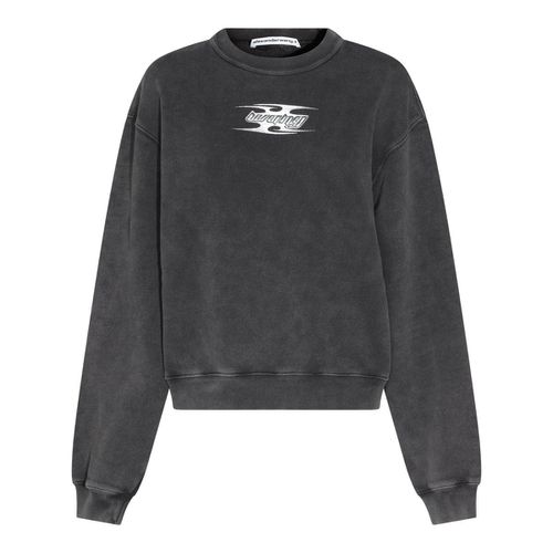 Blade Logo-embossed Sweatshirt - T by Alexander Wang - Modalova