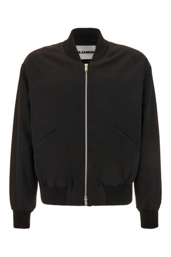 Jil Sander Zip-up Bomber Jacket - Jil Sander - Modalova