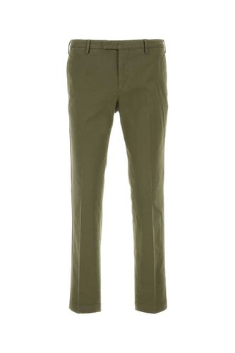 PT Torino Khaki Stretch Cotton Pant - PT Torino - Modalova