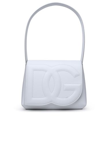 Dg White Calf Leather Shoulder Bag - Dolce & Gabbana - Modalova