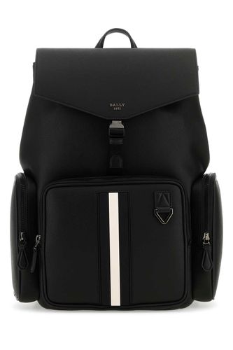 Bally Black Leather Maxi Backpack - Bally - Modalova