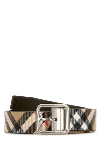 Reversible Checked B Buckle Belt - Burberry - Modalova