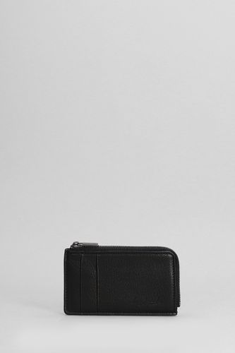 Wallet In Leather - Yohji Yamamoto - Modalova