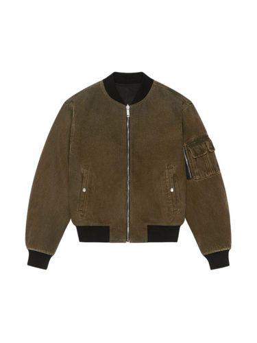 Reversible Denim Bomber Jacket - Givenchy - Modalova