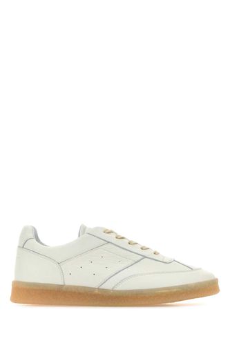 Leather Sneakers - MM6 Maison Margiela - Modalova