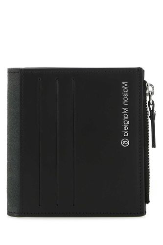 Black Leather Wallet - MM6 Maison Margiela - Modalova
