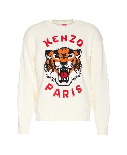 Kenzo Lucky Tiger Knitted Jumper - Kenzo - Modalova