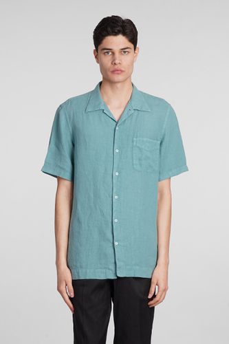 Venice Shirt In Green Linen - Massimo Alba - Modalova