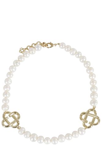 Medium Pearl Logo Necklace - Casablanca - Modalova