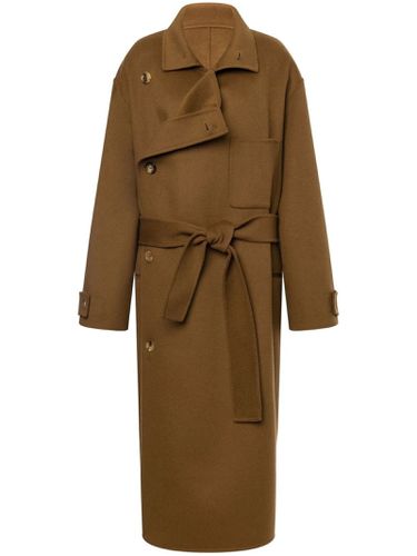 Wool Double-breasted Coat - Philosophy di Lorenzo Serafini - Modalova