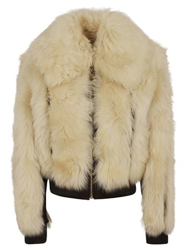 Illustration Shearling Jacket - Zimmermann - Modalova