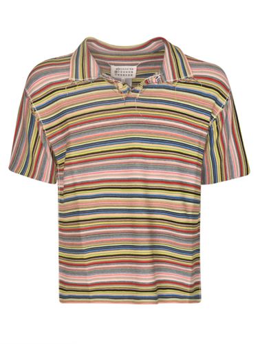 Maison Margiela Striped Polo Shirt - Maison Margiela - Modalova
