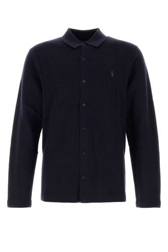 Dark Blue Wool Cardigan - Polo Ralph Lauren - Modalova