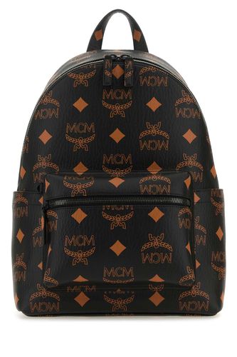 Printed Canvas Medium Stark Backpack - MCM - Modalova