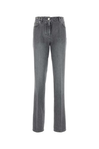 Versace Dark Grey Denim Jeans - Versace - Modalova