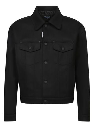 Dsquared2 Black Wool Jacket - Dsquared2 - Modalova