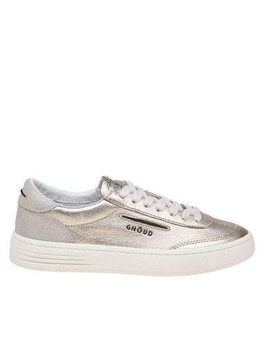 Lido Low Sneakers In Platinum Color Leather - GHOUD - Modalova