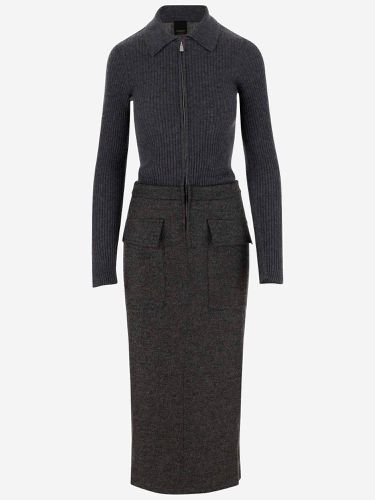 Pinko Wool Blend Knit Dress - Pinko - Modalova