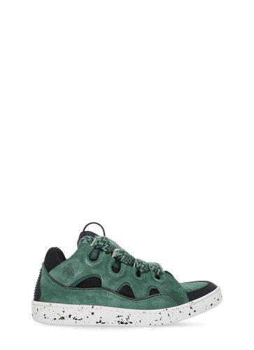 Curb Leather Blend Sneakers - Lanvin - Modalova