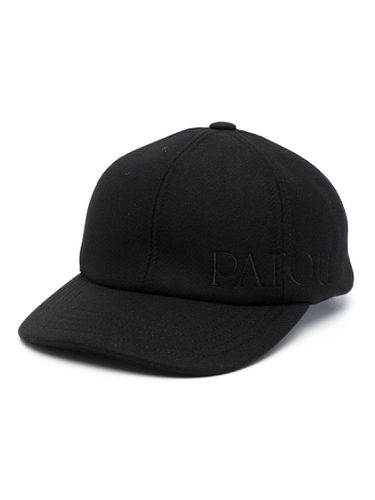 Patou Black Virgin Wool Blend Cap - Patou - Modalova