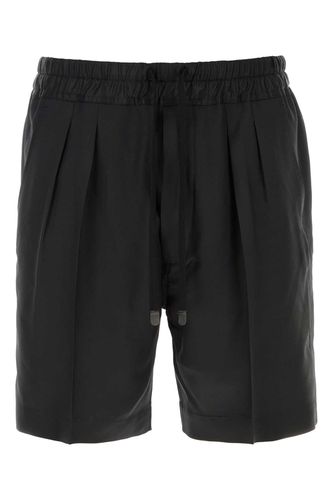 Tom Ford Black Satin Bermuda Shorts - Tom Ford - Modalova