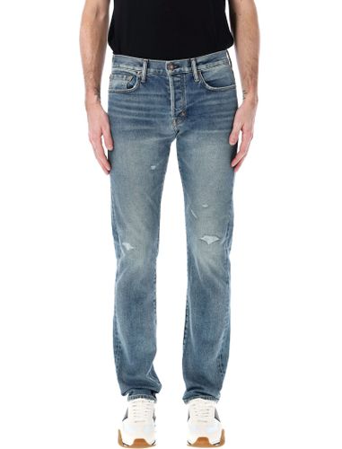 Rid And Repaired Denim Pants - Tom Ford - Modalova