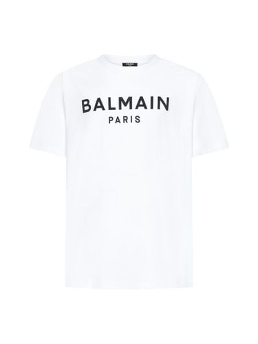 Balmain Logo Print T-shirt - Balmain - Modalova